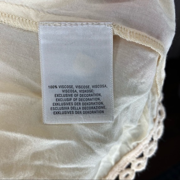 Anthropologie Maeve Canna Sheer Swing Dress Size 0 - Picture 10 of 10